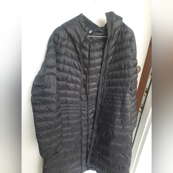 Lands' End Black Puffer Jacket Size XL - Picture 6 of 9